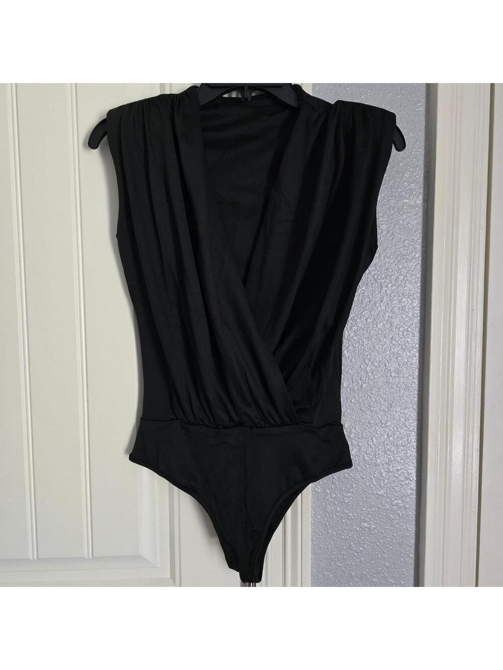 Women's Black Bodysuit